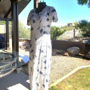 Great Summer Dress. Papillion M Rayon Women's Boho dress - floral